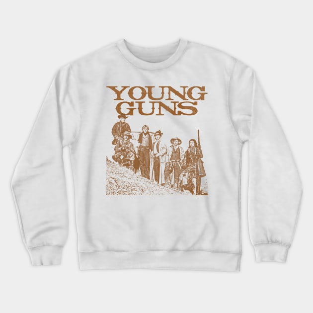 YOUNG GUNS Crewneck Sweatshirt by darklordpug